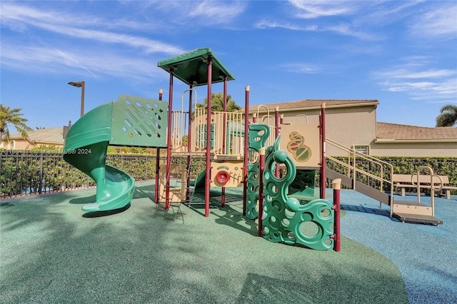 view of play area