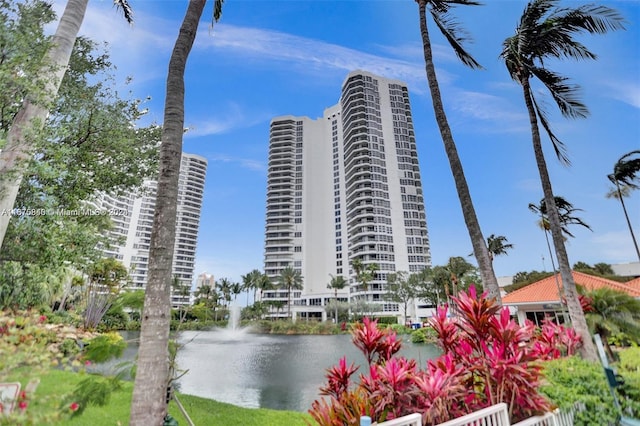 view of property featuring a water view