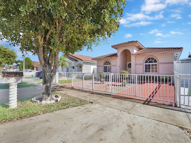 view of mediterranean / spanish house