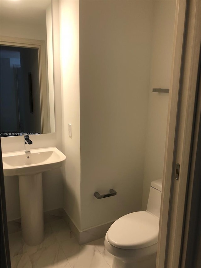 bathroom with toilet