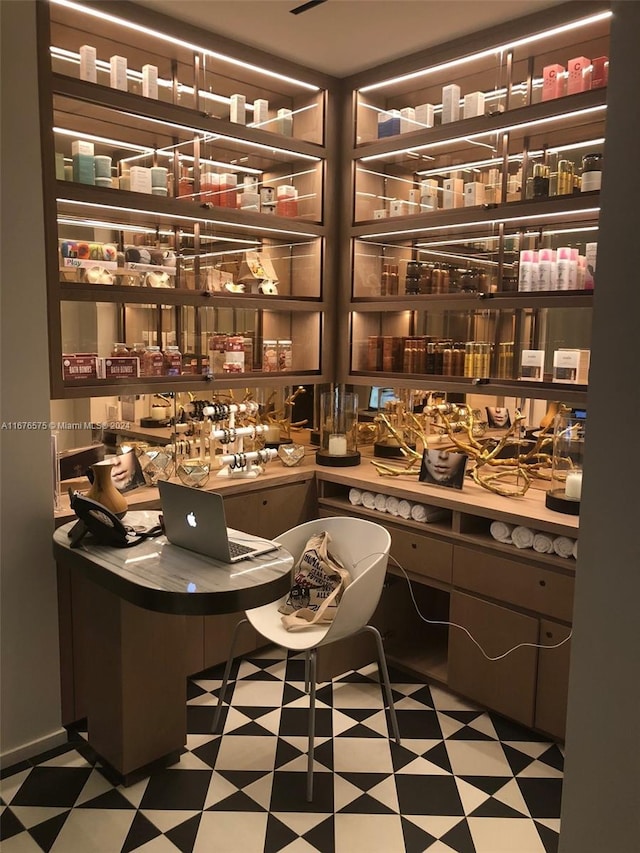 801 S Miami Ave Unit 3903, Miami, FL 33130 - bar area featuring tile patterned floors