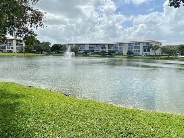 view of water feature