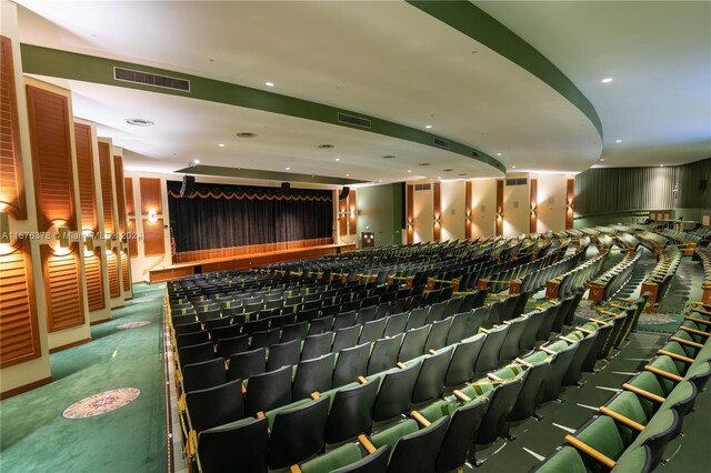 view of home theater