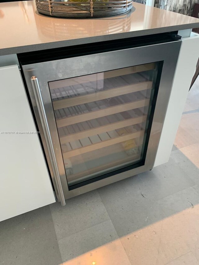 88 SW 7th St Unit 3806, Miami, FL 33130 - kitchen view of wine cooler