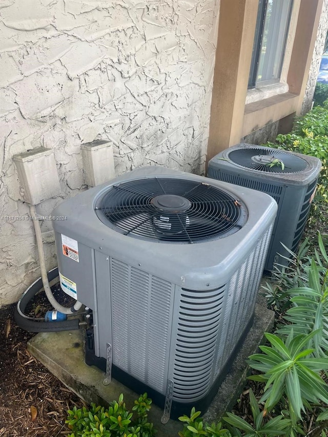 exterior details with cooling unit