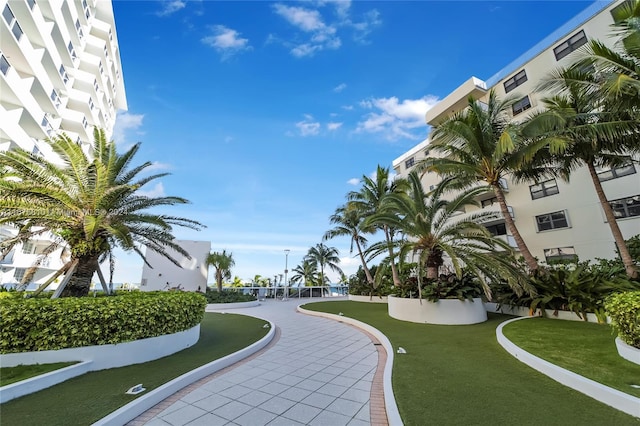 100 Lincoln Rd Unit 1201, Miami Beach, FL 33139 - view of community featuring a yard