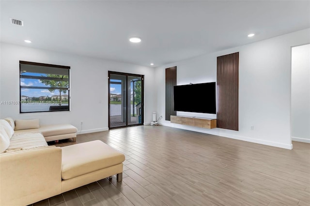 view of unfurnished living room