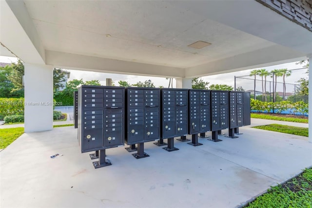 view of property's community with a mail area