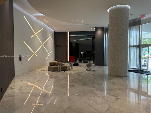 3300 NE 192nd St Unit 414, Aventura, FL 33180 - building lobby with recessed lighting