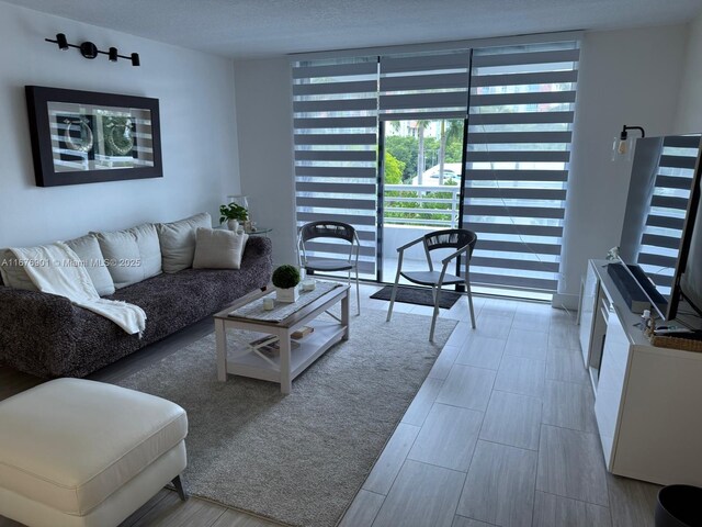 3300 NE 192nd St Unit 414, Aventura, FL 33180 - living room featuring a wall of windows