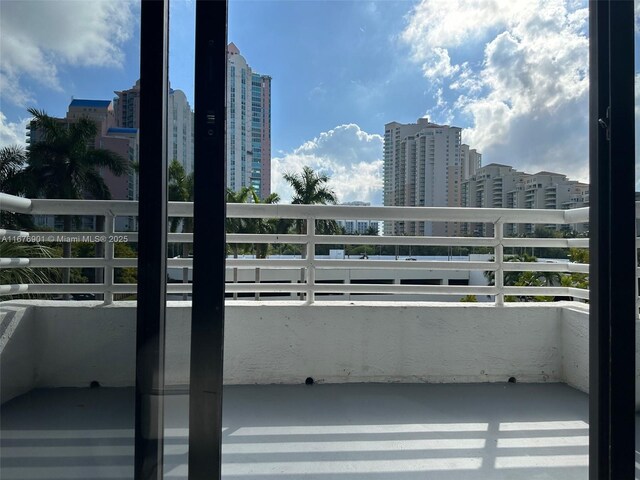 3300 NE 192nd St Unit 414, Aventura, FL 33180 - balcony with a city view