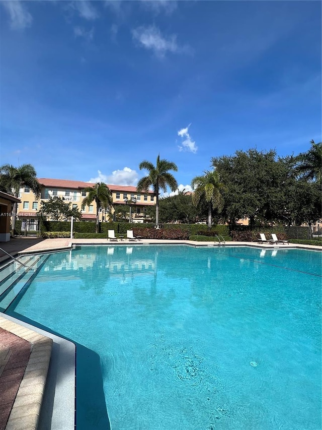 view of swimming pool