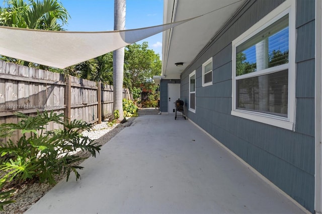 view of patio