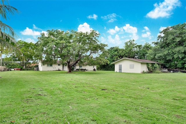 view of yard