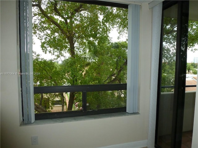 entryway with a wealth of natural light