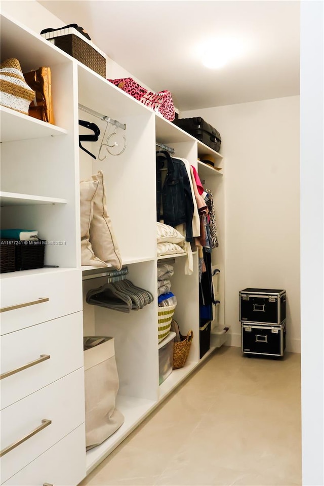 view of spacious closet