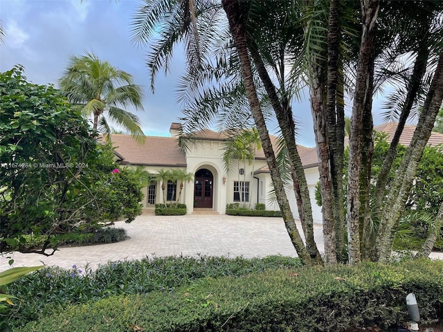 view of mediterranean / spanish house