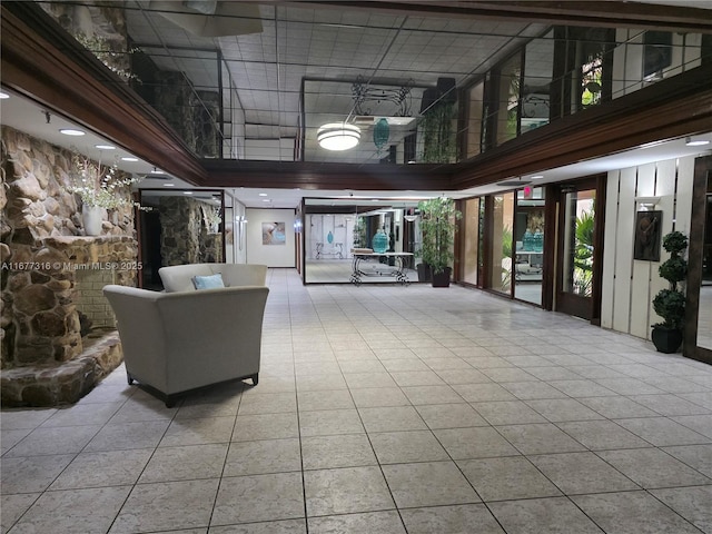 661 NE 195th St Unit 215, Miami, FL 33179 - community lobby featuring a towering ceiling