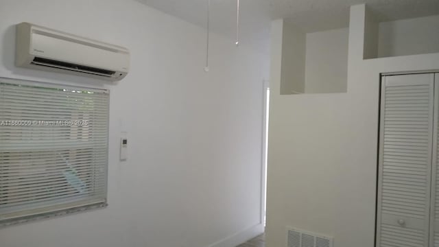 interior space with a wall unit AC