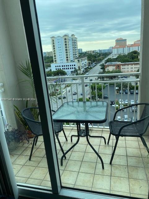 50 Menores Ave Unit 829, Coral Gables, FL 33134 - balcony featuring a city view