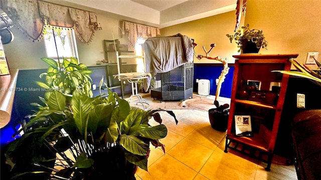 interior space featuring tile patterned floors