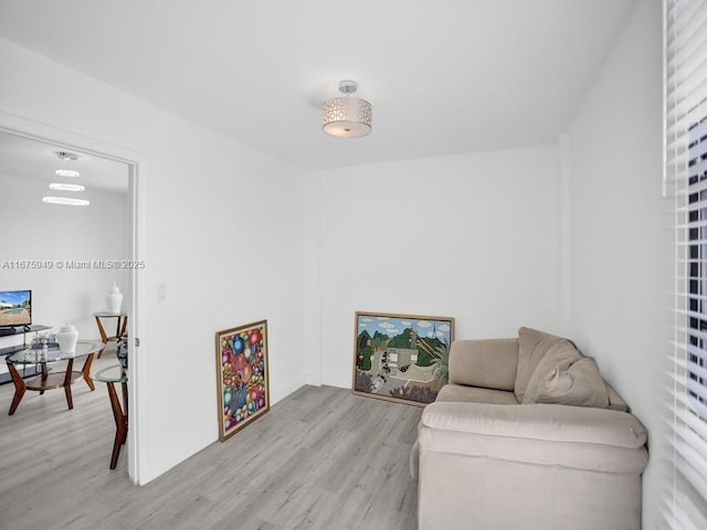 20400 W Country Club Dr Unit 301, Aventura, FL 33180 - sitting room featuring light wood-style flooring and baseboards