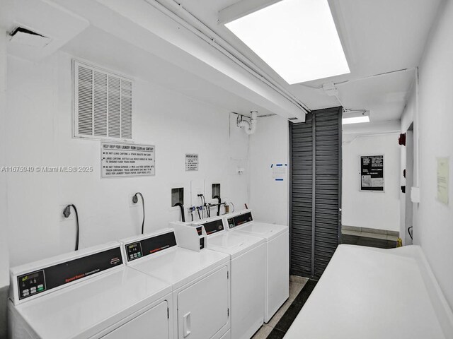 20400 W Country Club Dr Unit 301, Aventura, FL 33180 - shared laundry room with washer and clothes dryer