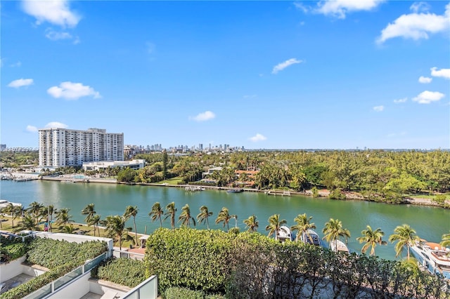 4401 Collins Ave Unit 915, Miami Beach, FL 33140 - water view featuring nearby urban area