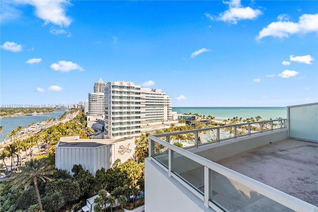 4401 Collins Ave Unit 915, Miami Beach, FL 33140 - balcony with a water view
