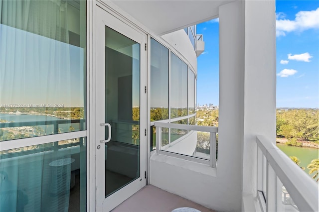 4401 Collins Ave Unit 915, Miami Beach, FL 33140 - balcony featuring a water view