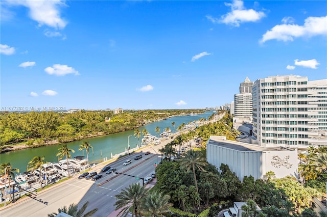 4401 Collins Ave Unit 915, Miami Beach, FL 33140 - water view featuring nearby urban area