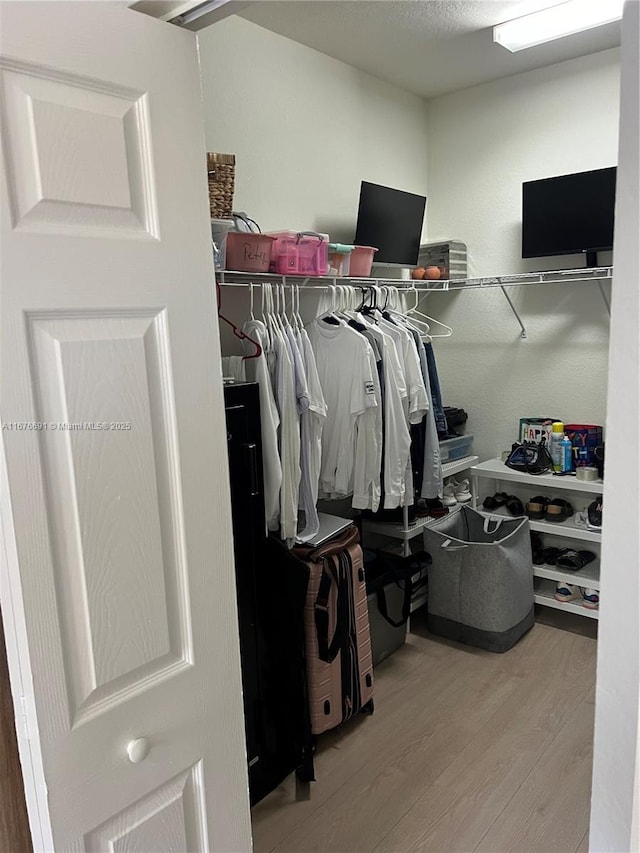 152 SE 37th Ter Unit 152, Homestead, FL 33033 - walk in closet featuring wood finished floors