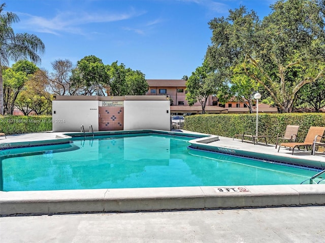 view of swimming pool