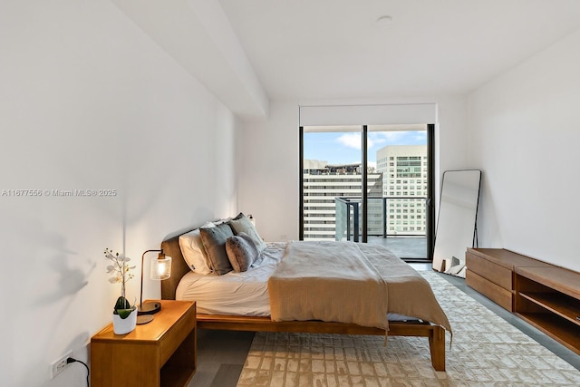 88 SW 7th St Unit 1710, Miami, FL 33130 - bedroom with access to exterior