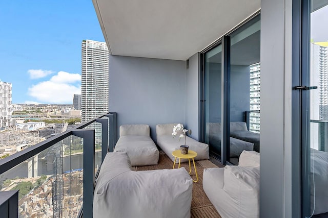 88 SW 7th St Unit 1710, Miami, FL 33130 - balcony featuring a view of city