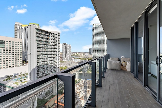 88 SW 7th St Unit 1710, Miami, FL 33130 - balcony featuring a view of city