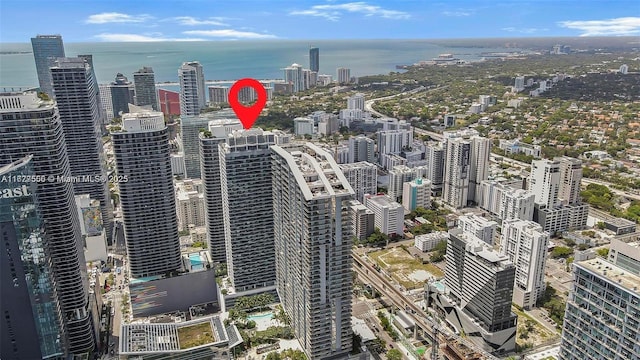 88 SW 7th St Unit 1710, Miami, FL 33130 - view of urban area with a large body of water
