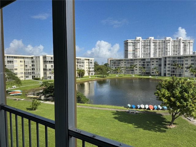 property view of water