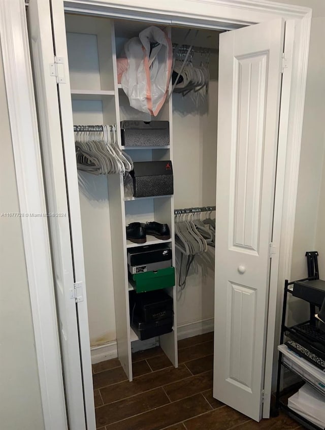 view of closet