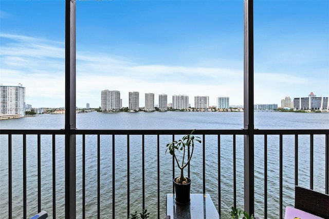 property view of water