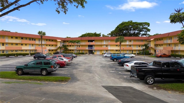 view of vehicle parking