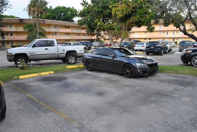 view of vehicle parking