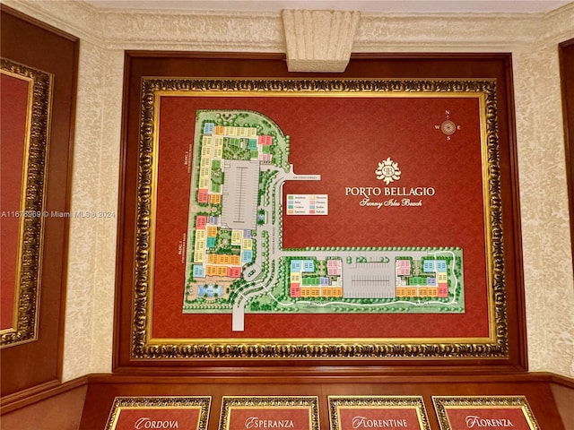 17150 N Bay Rd Unit 2614, Sunny Isles Beach, FL 33160 - detailed view of wallpapered walls