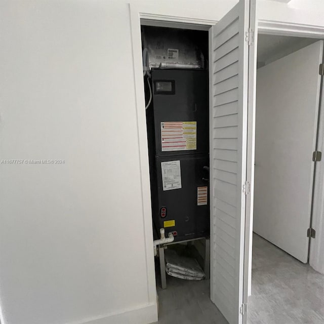 view of utility room