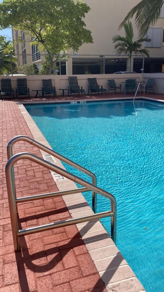 view of pool