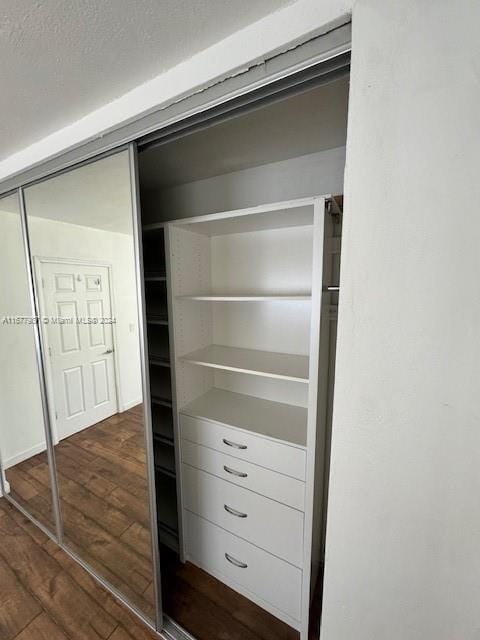 view of closet