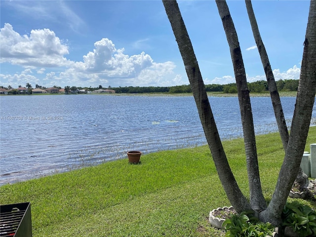 view of water feature