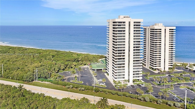 5550 N Ocean Dr Unit 8B, Singer Island, FL 33404 - drone / aerial view of apartment complex and a nearby body of water