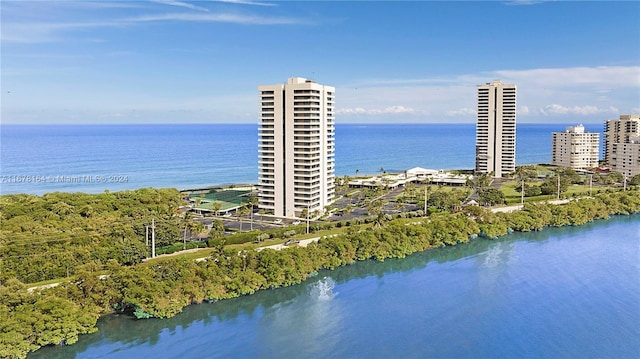 5550 N Ocean Dr Unit 8B, Singer Island, FL 33404 - aerial view of a nearby body of water
