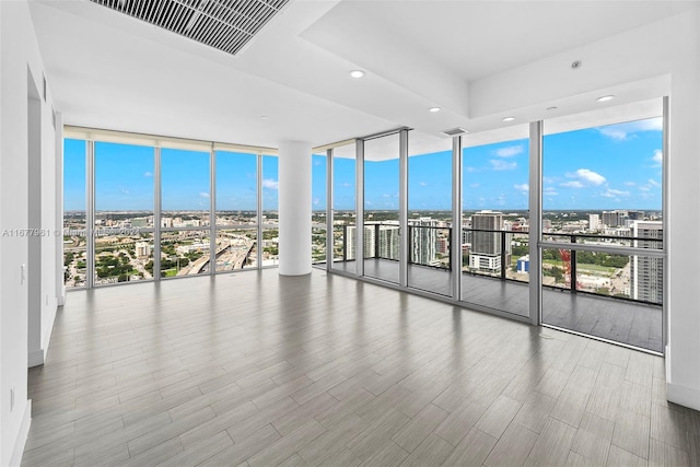 unfurnished sunroom featuring a healthy amount of sunlight